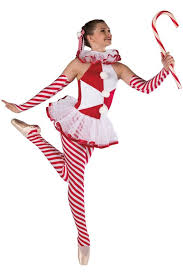 Black And White Striped Dance Costume Novelty Detail Girls Dance Costumes Dance Costumes Candy Cane Costume