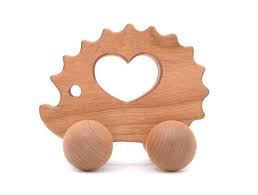 Organic Wooden Toy Waldorf Wood Animal Toy Natural Hedgehog Push Toy For Babies And Toddlers Montessori Inspired Eco Oyuncak Kirpiler Cocuk Oyuncaklari