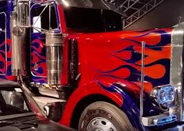 For the first transformer movie, the producer michael bay used a 1979 customized peterbilt. Nascar Team Owner Buys Optimus Prime Truck