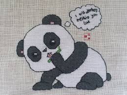 #you will need to have adobe reader installed. Evil Panda With Bamboo Cross Stitch By Gypcpixc On Deviantart
