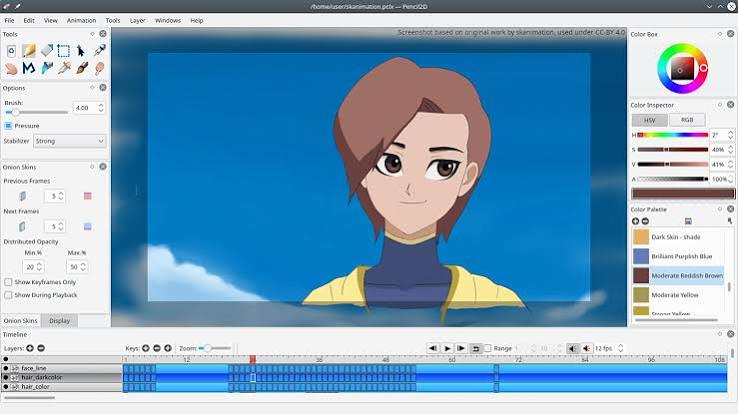 Pencil2D, una excelente herramienta para crear animaciones 2D
