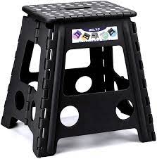 Check spelling or type a new query. Buy Delxo 16 Folding Step Stool 1 Pack Premium Heavy Duty Foldable Stool In Black For Adults Portable Collapsible Plastic Step Stool Non Slip Folding Stools For Kitchen Bathroom Bedroom Online In Turkey B07kc71byz