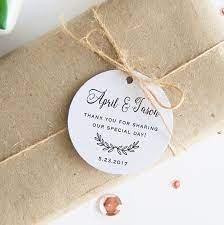 Personalised Tags For Wedding Favors Custom Thank You Tags Etsy In 2021 Wedding Favor Tags Wedding Gift Tags Reusable Bag Wedding Favor