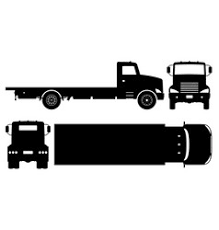 Free Free 287 Flat Bed Tow Truck Svg SVG PNG EPS DXF File