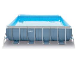 Piscine Tubulaire Carree Intex Prism Frame 4 27 M Piscine Achat Prix Fnac