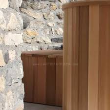 Habillage En Bois Du Caisson Technique De Machinerie Cedre Rouge Cedre Rouge Spa Bain Nordique
