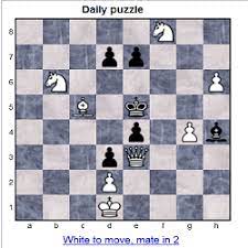 Play chess online with your friends. Daily Hard Chess Puzzle