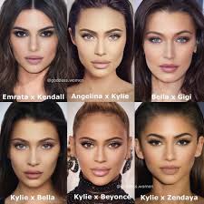 Emrata Angelina Jolie Zendaya Gigi Hadid Bella Hadid Kylie Jenner Co Face Blender Kendall Jenner Face Kardashian