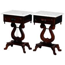Craigslist duncan phyfe table,duncan phyfe drop leaf table and chairs for sale,duncan phyfe game table,duncan phyfe lyre back chairs,duncan phyfe table with. Pair Of Vintage Duncan Phyfe Style Mahogany Marble Top Stands 20th Century At 1stdibs