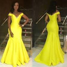 Elegant Evening Dresses Prom Dress Yellow Mermaid V Neck Saudi Arabic Cheap Formal Party Dress Yellow Evening Dresses Evening Dresses Prom Prom Dresses Yellow