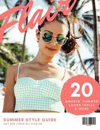 Our free magazine covers and templates can also be personalized and used for fun projects and special occasions. Summer Fashion Magazine Magazine Cover Summer Style Guide