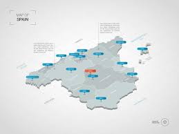 Conoce todo sobre la península ibérica. Mapa Estilizado De Polonia Mapa Verde 3d Isometrico Con Ciudades Fronteras Capital Varsovia Regiones Vector Premium