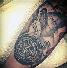 Explore the top 50 best world map tattoo designs for men. 50 World Map Tattoo Designs For Men Adventure The Globe