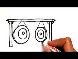 Alat musik tradisional sekarang ini sangat jarang ditemukan. Gambar Sketsa Alat Musik