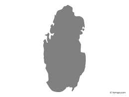 Learn how to create your own. Grey Map Of Qatar Free Vector Maps