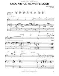 We have an official knockin on heavens door tab made by ug professional guitarists.check out the tab ». Guns N Roses Knockin On Heaven S Door Sheet Music Download Printable Folk Pdf Guitar Tab Score Sku 36753