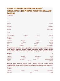 Malay as foreign language grade/level: Kuingin Berterima Kasih