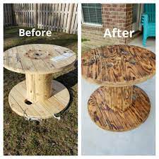 All wisconsin sales tax laws applies. How To Upcycle Wooden Spools To Look Amazing Wood Spool Tables Wooden Spools Wooden Spool Tables