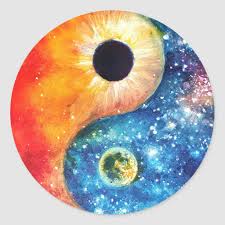 Yin Yang Symbol Classic Round Sticker Zazzle Com Yin Yang Art Ying Yang Art Yin Yang Designs