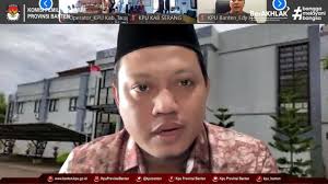 Serang, 25 Juli 2025 — KPU Provinsi Banten menggelar Rapat Koordinasi  Evaluasi Berbagi Pengalaman Pelaksanaan Tahapan Pemilu dan Pemilihan Tahun  2024 secara daring melalui Zoom Meeting dengan peserta Ketua Divisi Teknis  Penyelenggara
