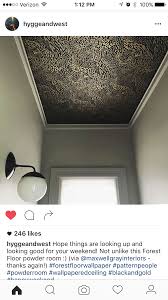Forest Floor Wallpaper On Bathroom Ceiling Hygge West Floor Wallpaper Bathroom Ceiling Hygge West