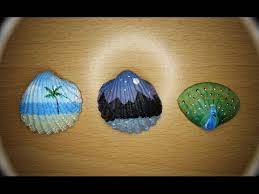 Make sure you follow my painting board on pinterest for more ideas, and. Mini Acrylic Paintings On Shells Youtube