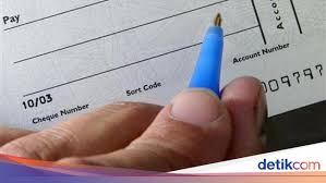 Jamina untuk perlengkapan kantor dibeli dgn termin 2/10,n/30. Tenang Cek Yang Dicuri Orang Bisa Diblokir Kok