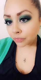 Smokey Green Eye Green Eyes Cross Necklace Necklace