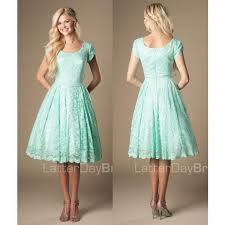 Vintage Lace Knee Length Mint Short Modest Bridesmaid Dresses With Cap Teal Bridesmaid Dresses Mint Green Bridesmaid Dresses Modest Bridesmaid Dresses Short