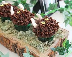 A recipe for making a where the wild things are birthday cake that looks like a tree stump, topped with a gold fondant crown! Where The Wild Things Are Cupcake Recipe Fun365