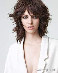 2012 Textured Midlength Brunette Womens Hairstyle Jpg Hair Styles Medium Hair Styles Medium Length Hair Styles