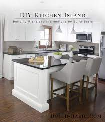 When measuring for a center island in a kitchen, be sure to leave enough room on all sides to open all appliance and cabinet doors. Build A Diy Kitchen Island Build Basic