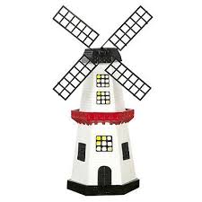 Solarzauber Windmuhle Mit Solar Led Beleuchtung Fur Garten Leuchte Deko Garten Windmuhle Solar Beleuchtung