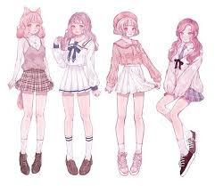 So Cute I Want These Drawing Clothes Character Design Girl Character Art