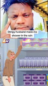 Stingy Husband Forces Rain Shower Experience