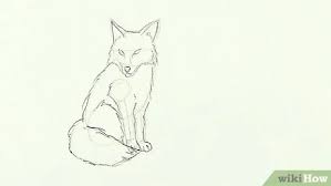 Outline the general shape of the head and the lips. 3 Ways To Draw A Fox Wikihow