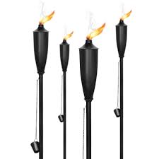 Check out our garden torch selection for the very best in unique or custom, handmade pieces from our outdoor & gardening shops. Deco Home Set Of 4 Garden Backyard Torch 60 Inch Citronella Garden Outdoor Patio Flame Metal Torch Black Matt Buy Online In Grenada At Grenada Desertcart Com Productid 74929505