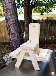 Squirrel Picnic Table Squirrel Feeder Mini Picnic Table Etsy In 2020 Squirrel Feeder Backyard Decor Picnic Table