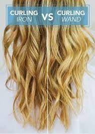 Curling Iron Vs Curling Wand Curling Iron Hairstyles Wand Hairstyles Curling Hair With Wand