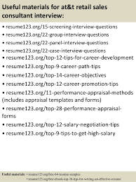 top 8 at&t retail sales consultant