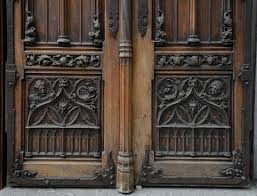 Beautiful Neo Gothic Style Pair Of Double Doors In Walnut With Rich Carved Decoration Doors Gothic Interior Architectural Antiques Gothic