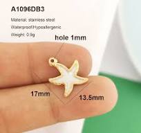 2pcs/lot Pendant Charm Fish Star Seahorse Shell Turtle Octopus Ocean  Necklace Earring Stainless Steel Gold Color Wholesale QMHJE - AliExpress