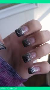 Learn how to create a fun glitter nail art design using acrylic. Faded Acrylics Courtney D S Photo Beautylish