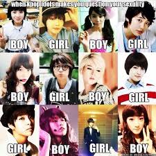 Not Questioning My Sexuality More Like Making Me Brain Hurt How Can They Be So Pretty Kpop Memes Funny Kpop Memes Memes