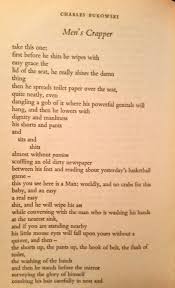 Charles Bukowski Men S Crapper Teil 1