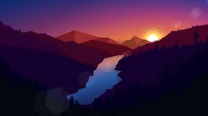 Illustration Landscape Mountains Nature Sunset River Digital Art Desktop Wallpaper Art Minimalist Desktop Wallpaper Wallpaper Pc Join over 50,000 others who enjoy muzli for chrome. minimalist desktop wallpaper