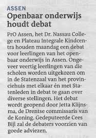 Dagblad van het noorden on wn network delivers the latest videos and editable pages for news & events, including entertainment, music, sports the dagblad van het noorden (dutch pronunciation: In Het Nieuws Praktijkonderwijs Assen