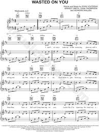 Morgan wallen wasted on you: Morgan Wallen Wasted On You Sheet Music In B Minor Transposable Download Print Sku Mn0227601