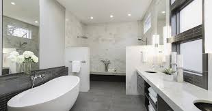 Also, including state of the art amenities is also a trend in most of these designs. Modern Luxury Master Bath Six Walls