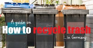 Free printable recycle bin coloring pages for kids of all ages. How To Recycle Trash In Germany It S Easier Than You Think Livingdreams Tv